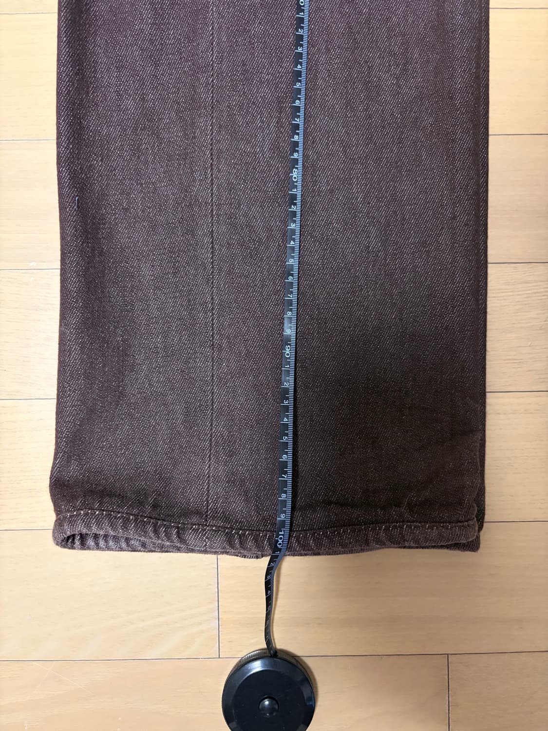 오라리 21aw 하드트위스트 데님 브라운 32 상품이미지3