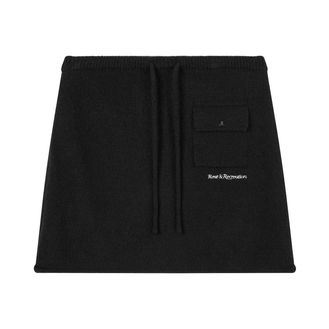 (1회착) Rest & Recreation 블랙 크롭 티셔츠 + 스커트 상품이미지2