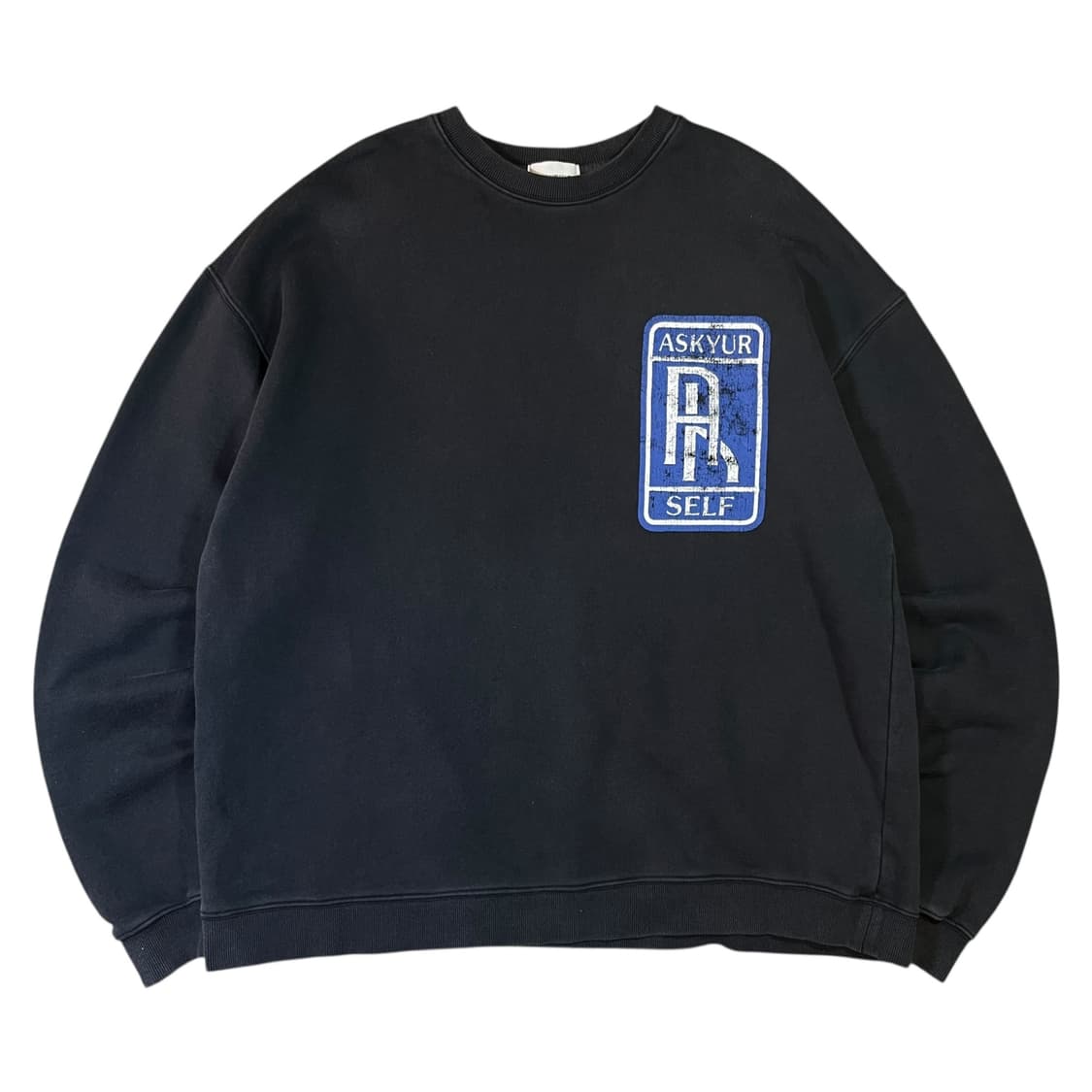 ASKYURSELF 에스크유어셀프 빅로고 맨투맨 상품이미지2