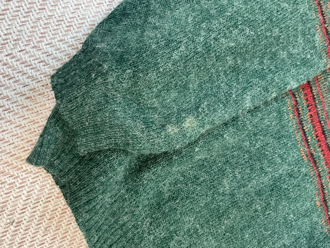 8~90s 유럽빈티지 자카드 파리지안 패턴 니트 스웨터 J03617 상품이미지8