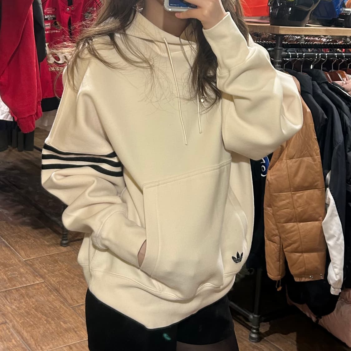 [HI] 아디다스 후드티 크림 상품이미지3