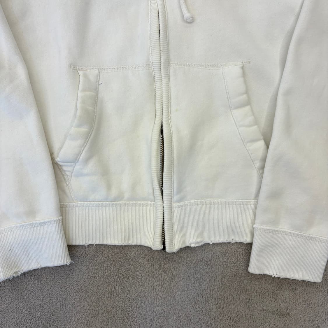 아베크롬비 크림화이트 후드집업 상품이미지4