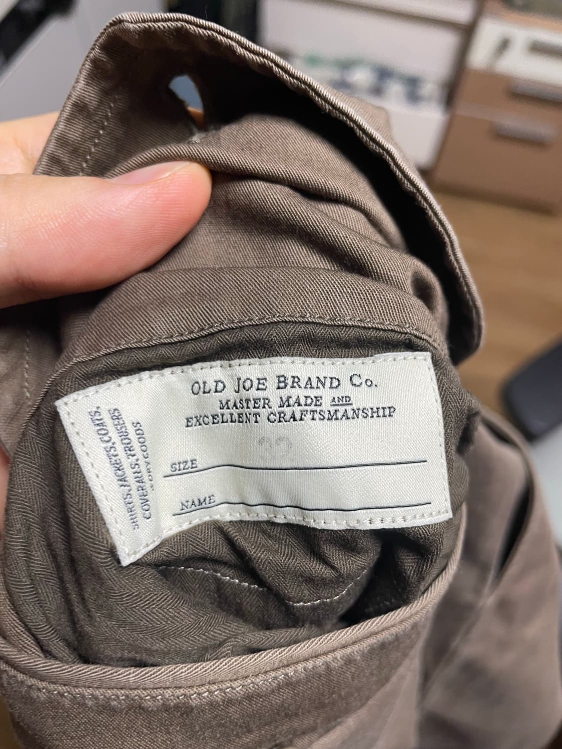 올드조 원턱 트라우저 팬츠 상품이미지3