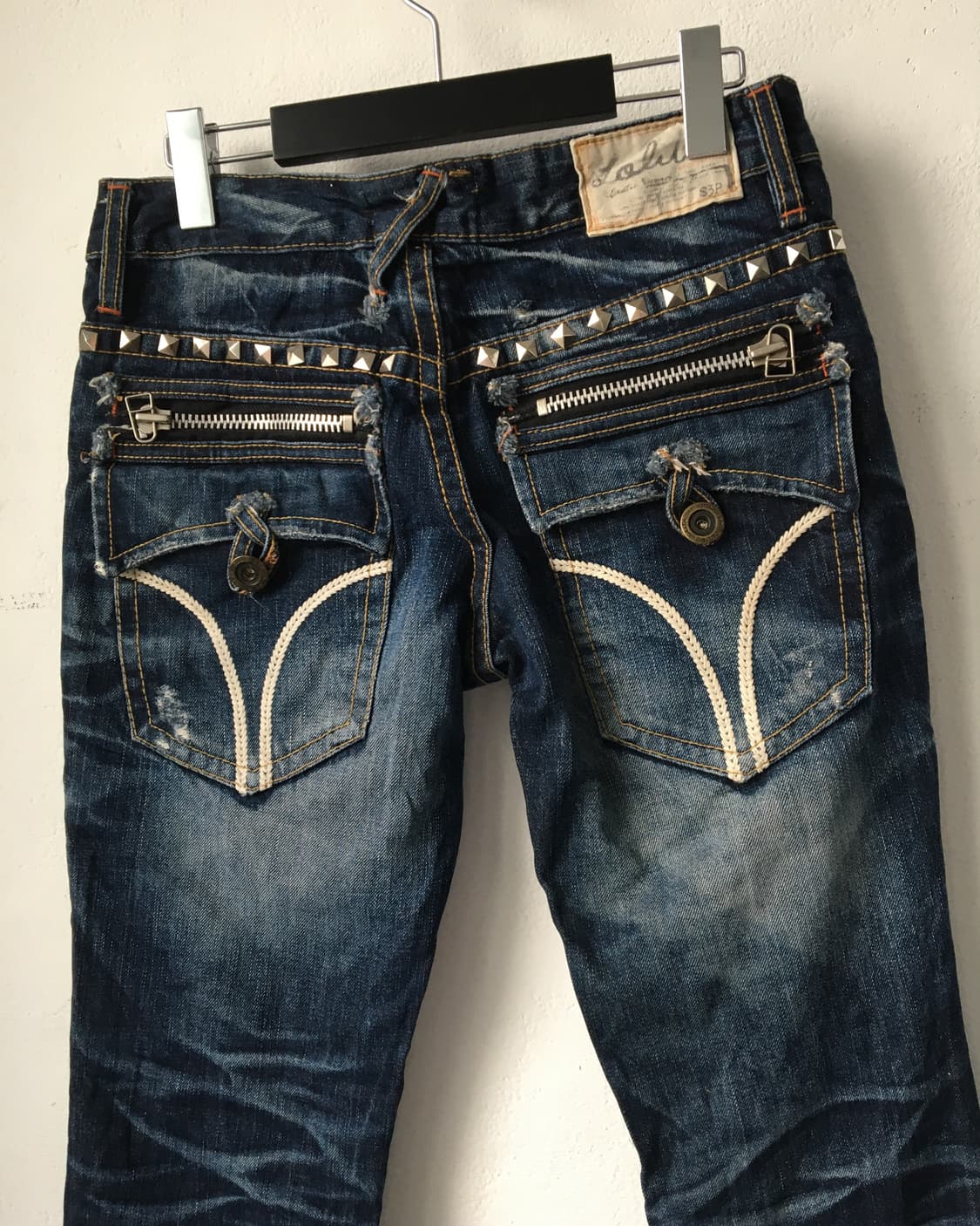 Stud point washing denim pants 상품이미지6