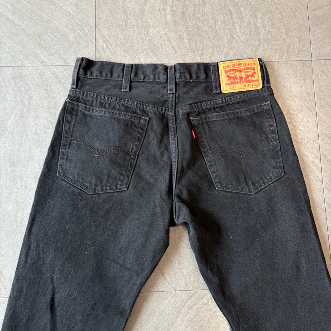 리바이스 정품 517 데님 블랙 팬츠 바지 상품이미지7