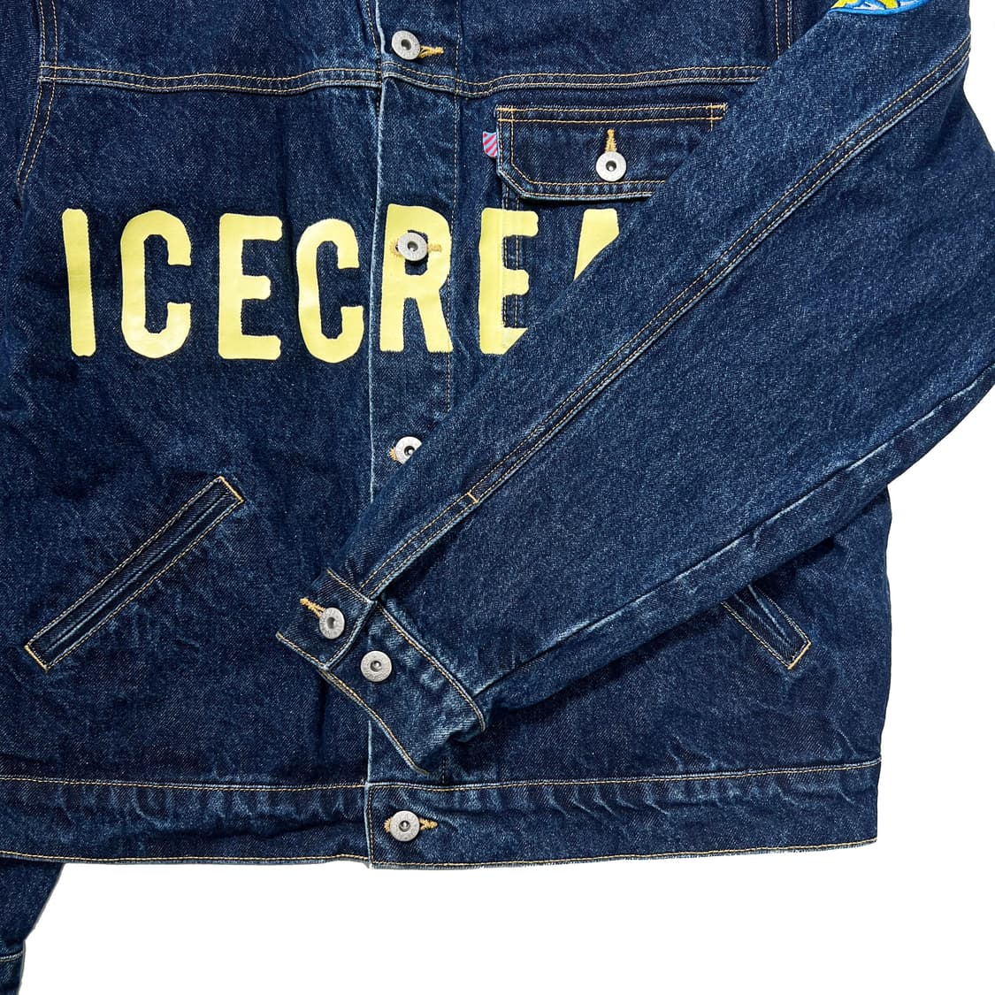 BBC 아이스크림 카우보이 데님 트럭커 자켓 (L) 상품이미지6