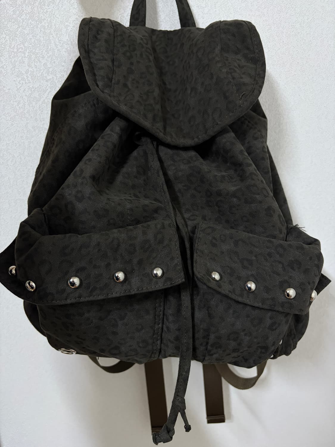 레오파드 호피 가방 백팩 갸루 y2k 상품이미지2