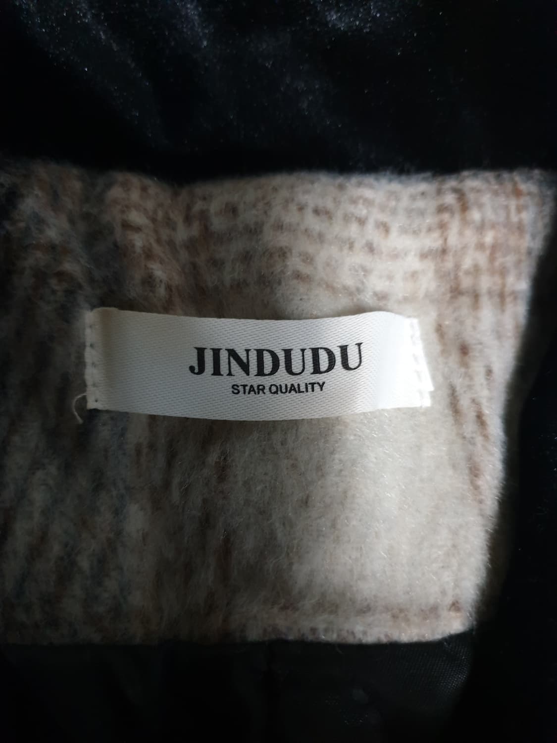 JINDUDU 크롭 넥 리본 울 자켓 (F) 상품이미지3