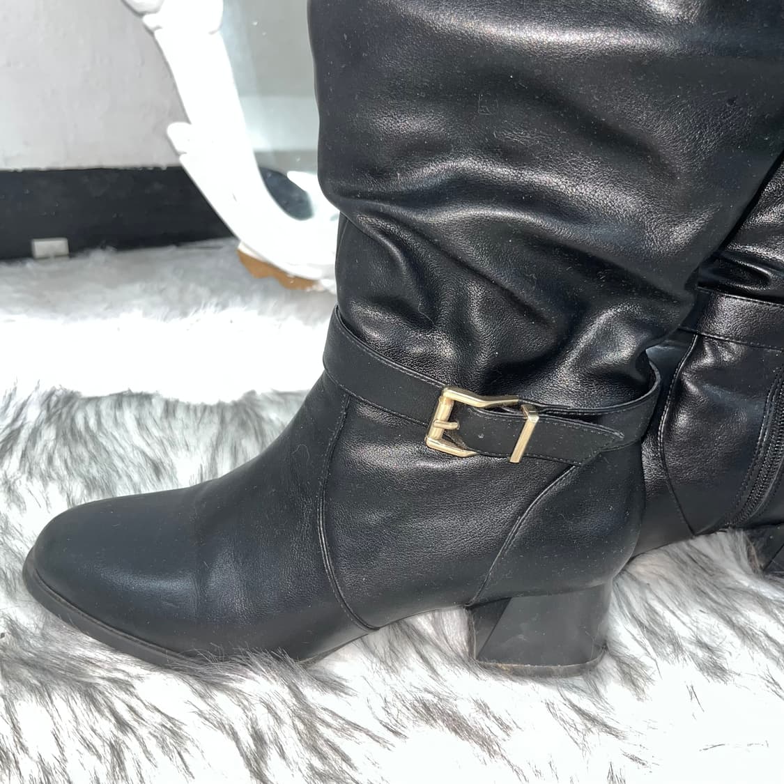빈티지 블랙 부츠 상품이미지4