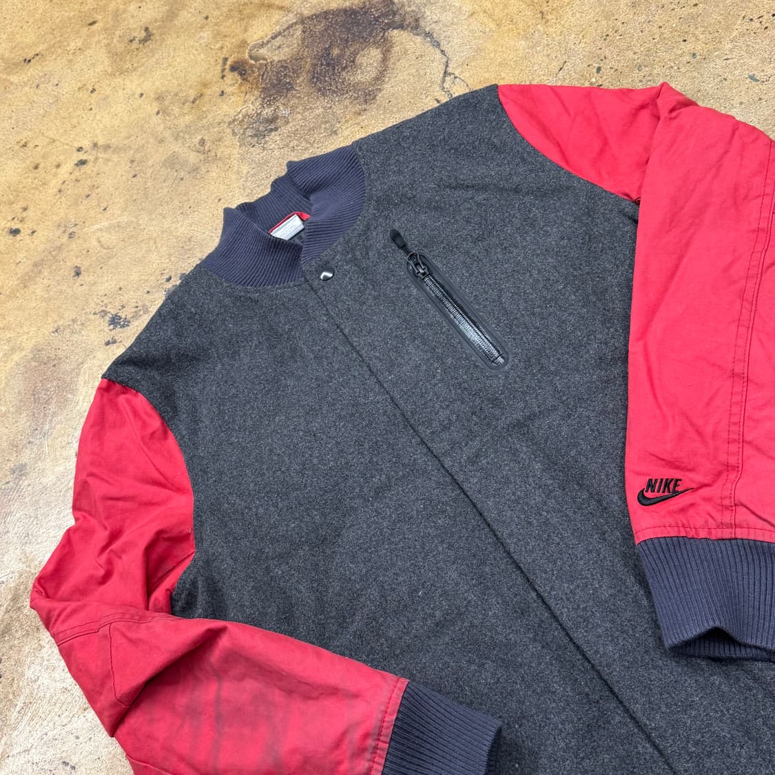 [정품/XL,105] 나이키 모직 바시티 자켓 b17 상품이미지1