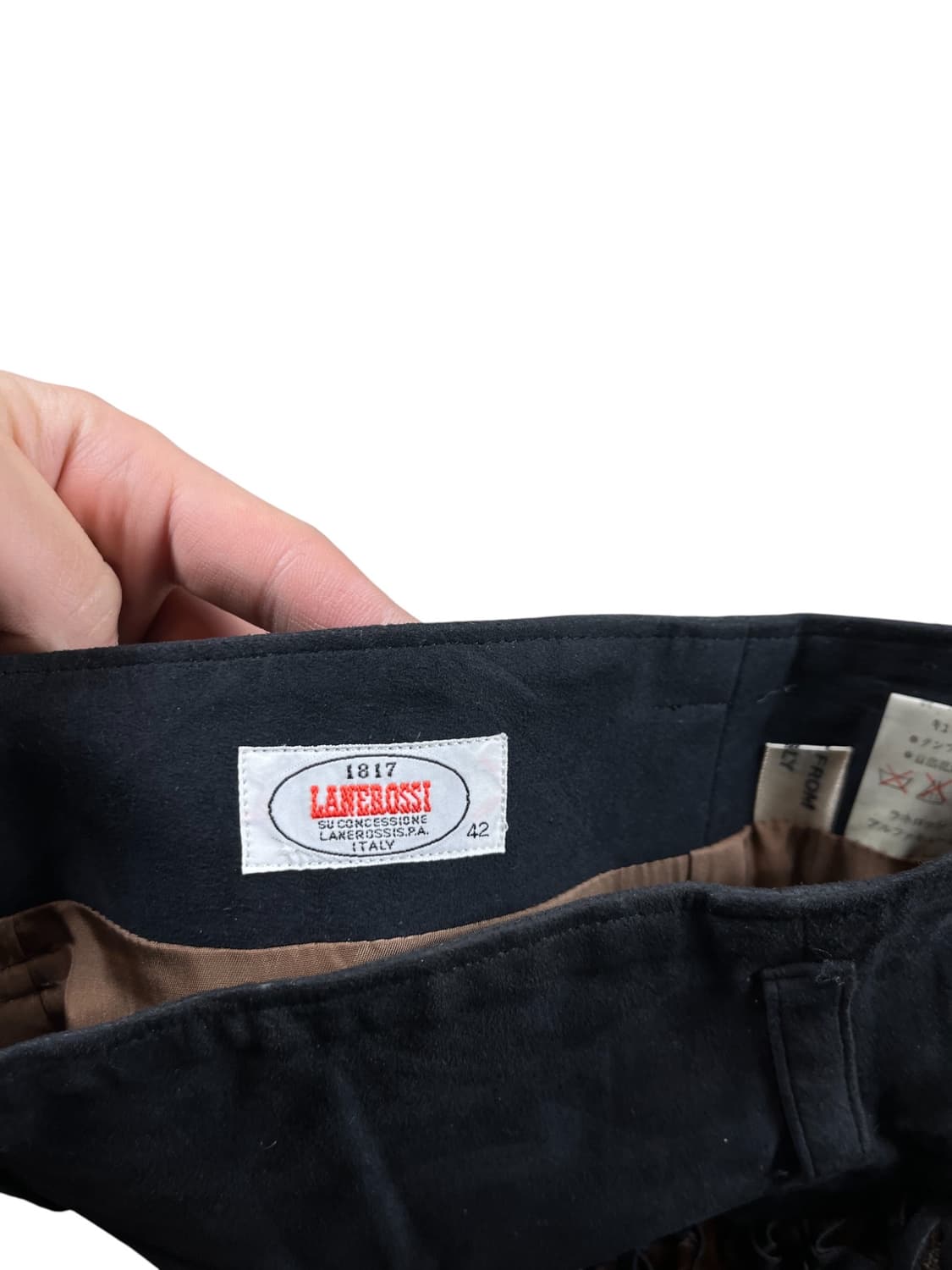 Vintage(made in japan) 스웨이드 도킹 스커트 상품이미지3