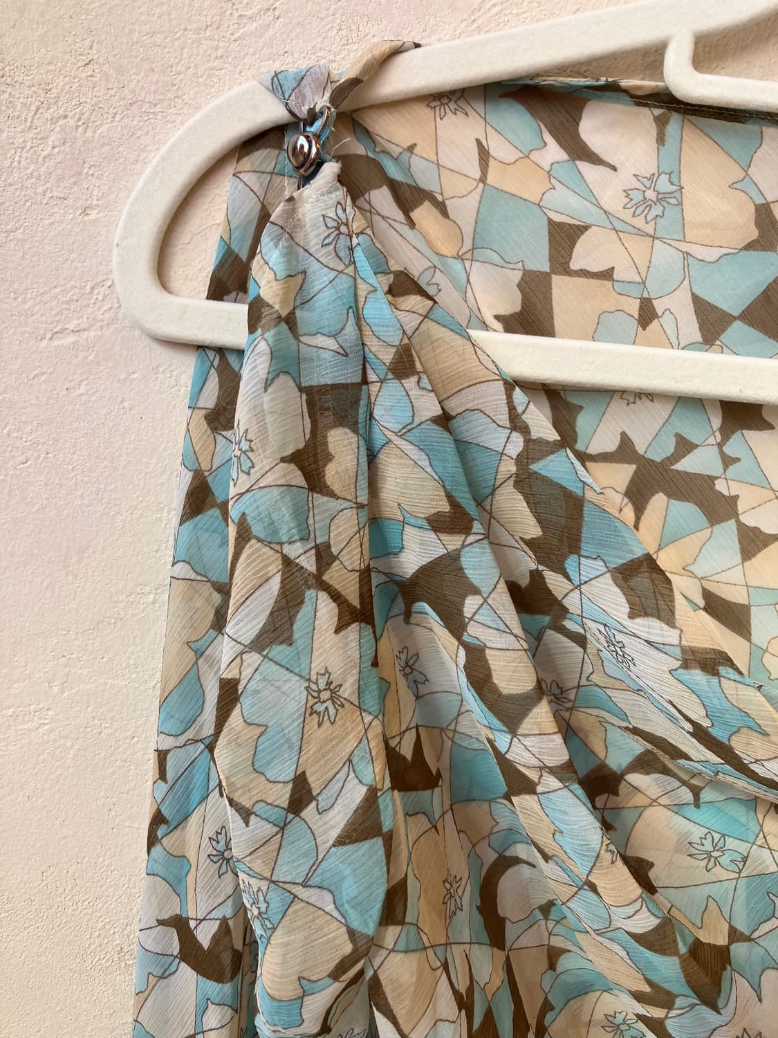 jpn 소라 플라워 시스루 트임 블라우스 상품이미지4