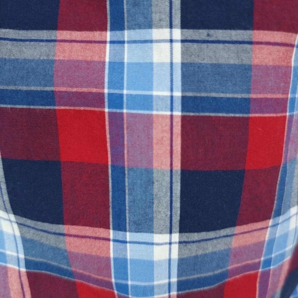 [아베크롬비] 로고 자수 빈티지 체크 반팔 셔츠 M20227 상품이미지6