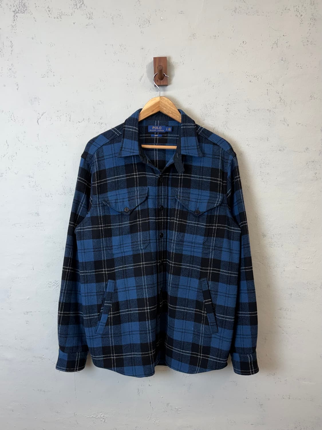 폴로랄프로렌 인디고 울 블렌드 트윌 셔츠 자켓 상품이미지1