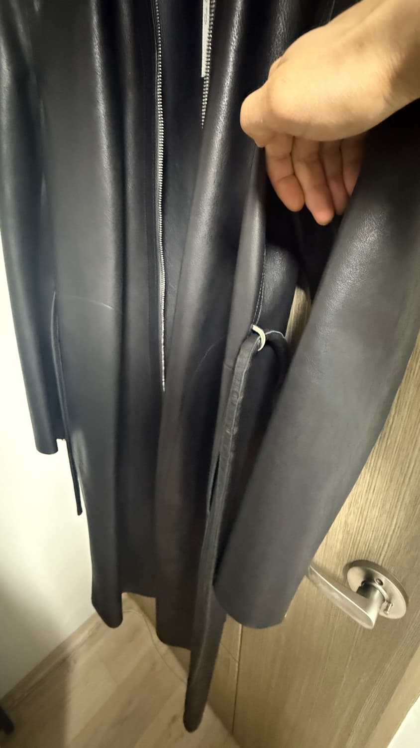 21aw 릭오웬스 가죽롱코트 50사이즈 신세계발정품 상품이미지5