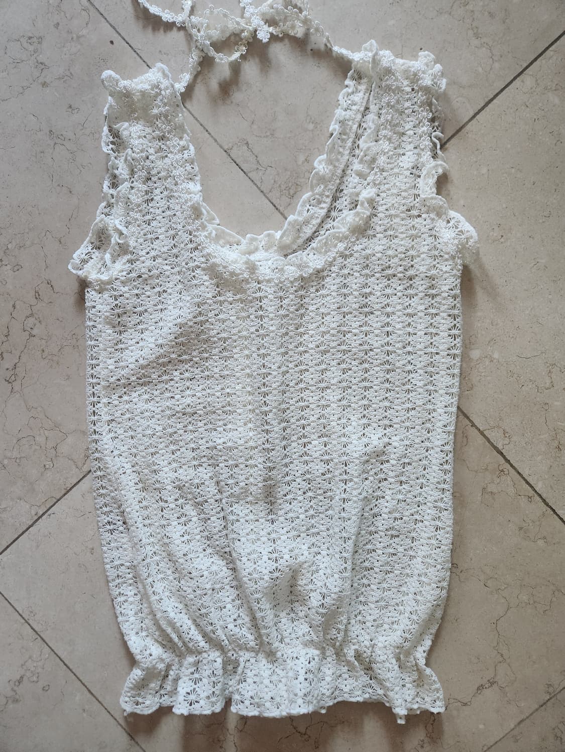 빈티지 그물 슬리브 상품이미지1