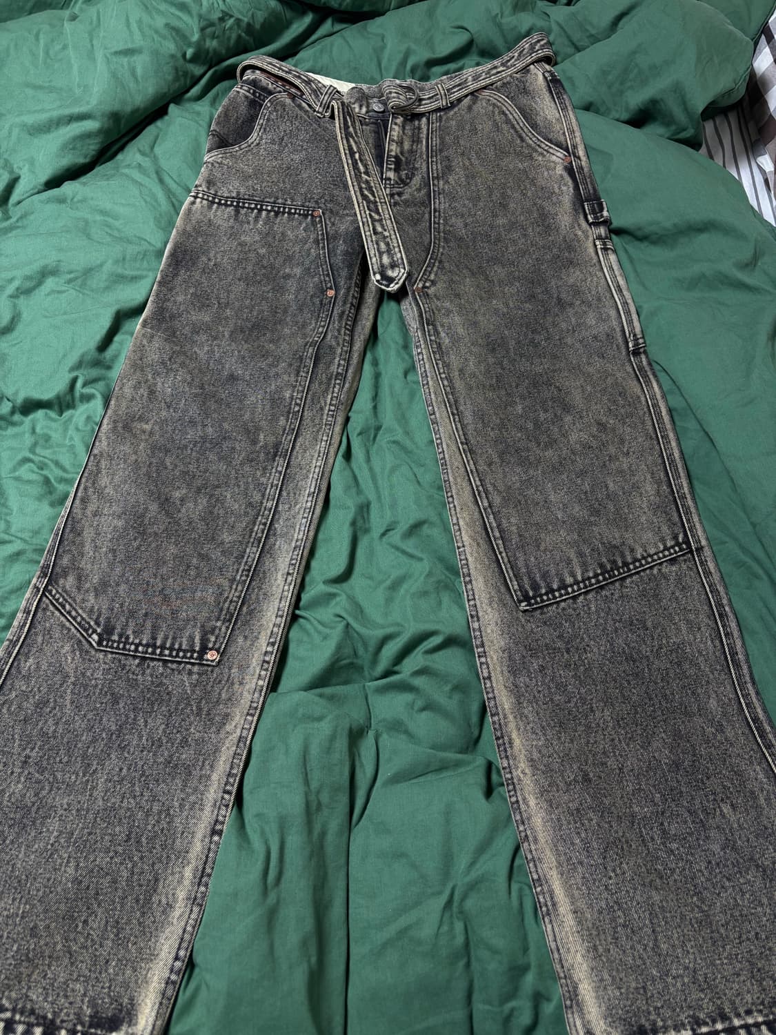 앤더슨벨 벨티드 카펜터 팬츠 상품이미지1