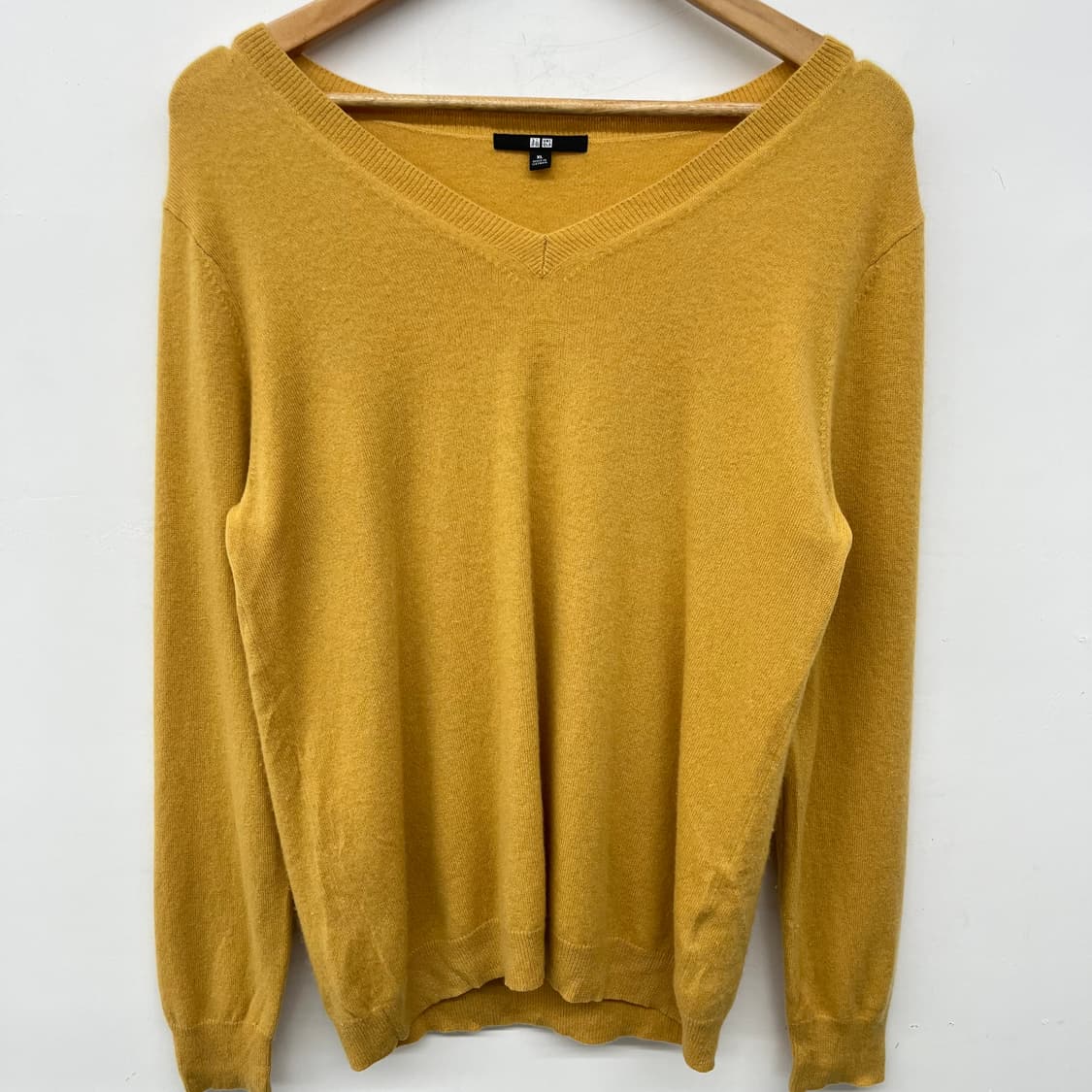 캐시미어 100% v넥 니트 여xl 상품이미지2