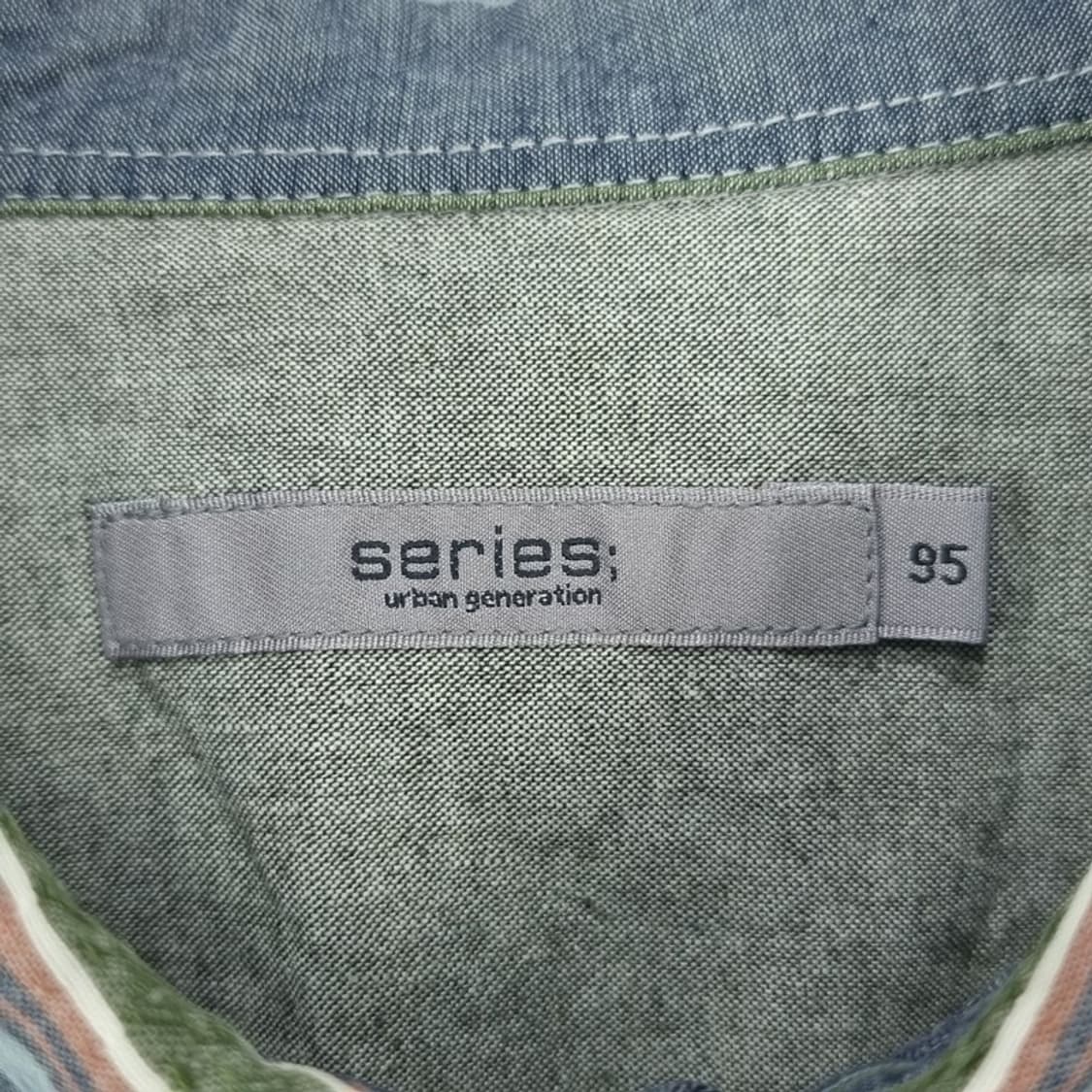 [시리즈] 원포켓 스트라이프 셔츠 M19122 상품이미지6