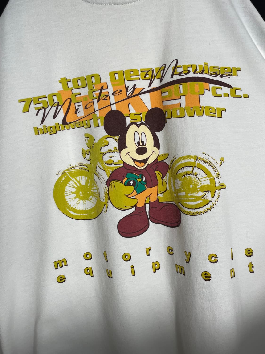 미키 언리미티드 미키마우스 티셔츠 90s 상품이미지3