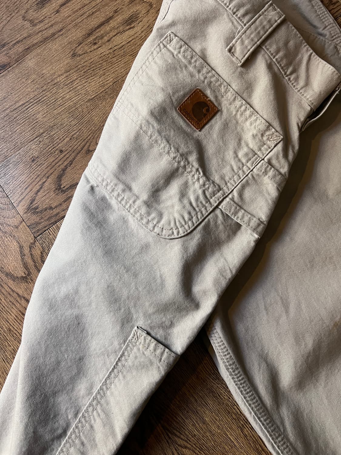 [32]칼하트 USA 탄 싱글니 카펜터 워크 팬츠 상품이미지7