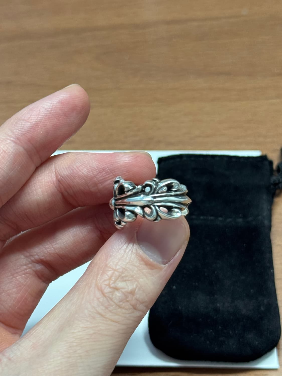 [us5.5]크롬하츠 더블플로랄링 상품이미지4