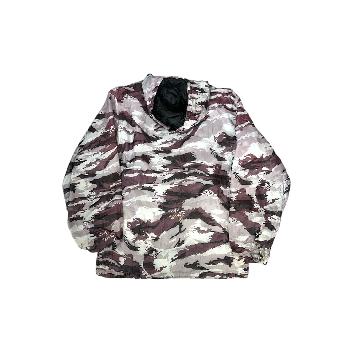 일본 빈티지 카모 후드 바람막이 아노락 점퍼 트랙 자켓 L 상품이미지5