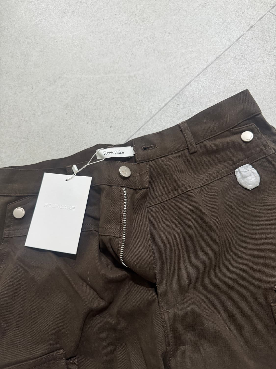 락케이크 오픈포켓 카고 팬츠 브라운 상품이미지2