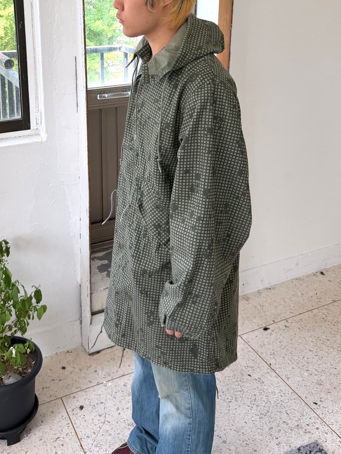 80‘s 미군 오리지널 나이트 데저트 카모 피쉬테일 파카 상품이미지1