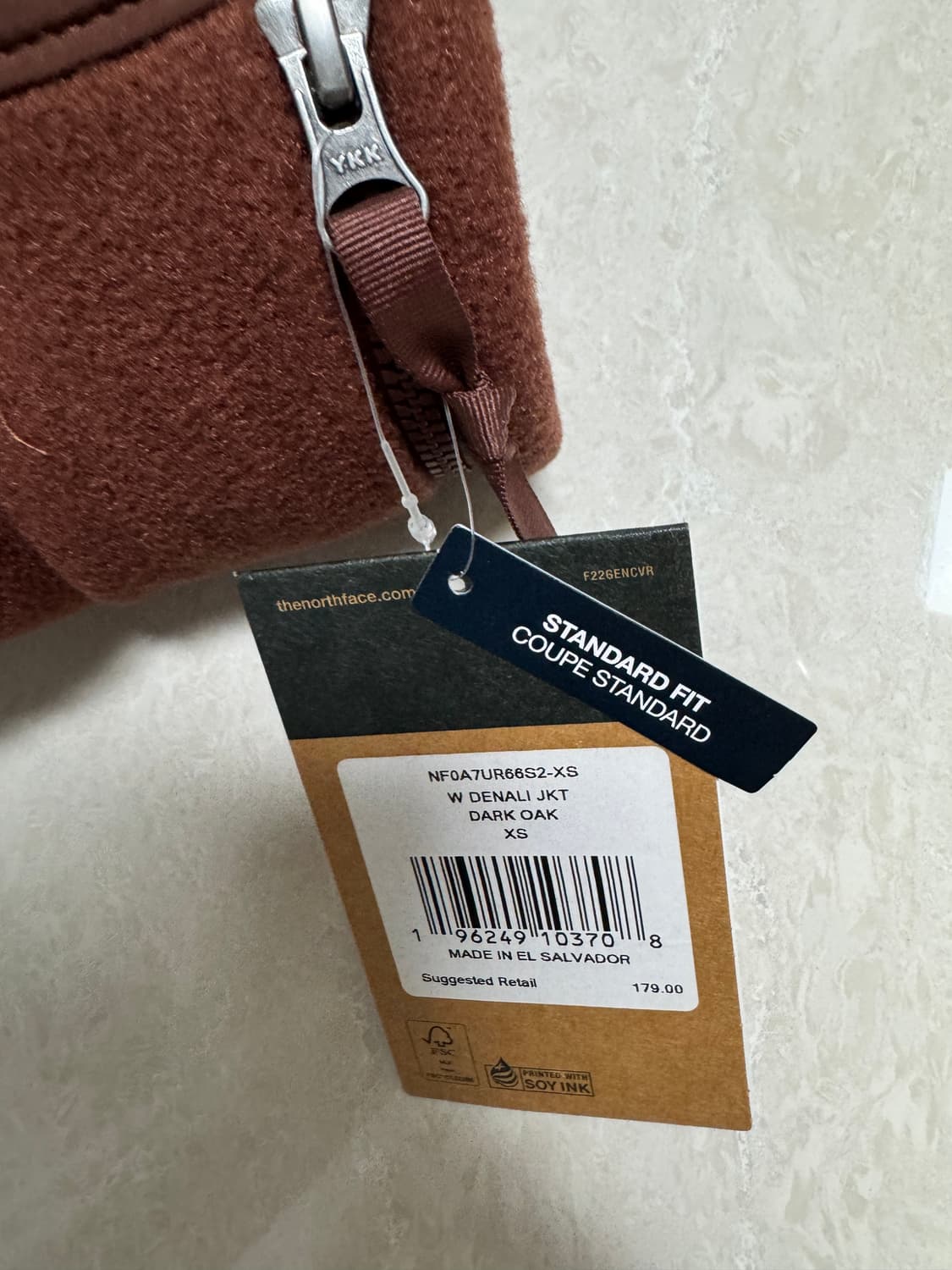 노스페이스 우먼즈 데날리 자켓(다크 오크,XS) 상품이미지5