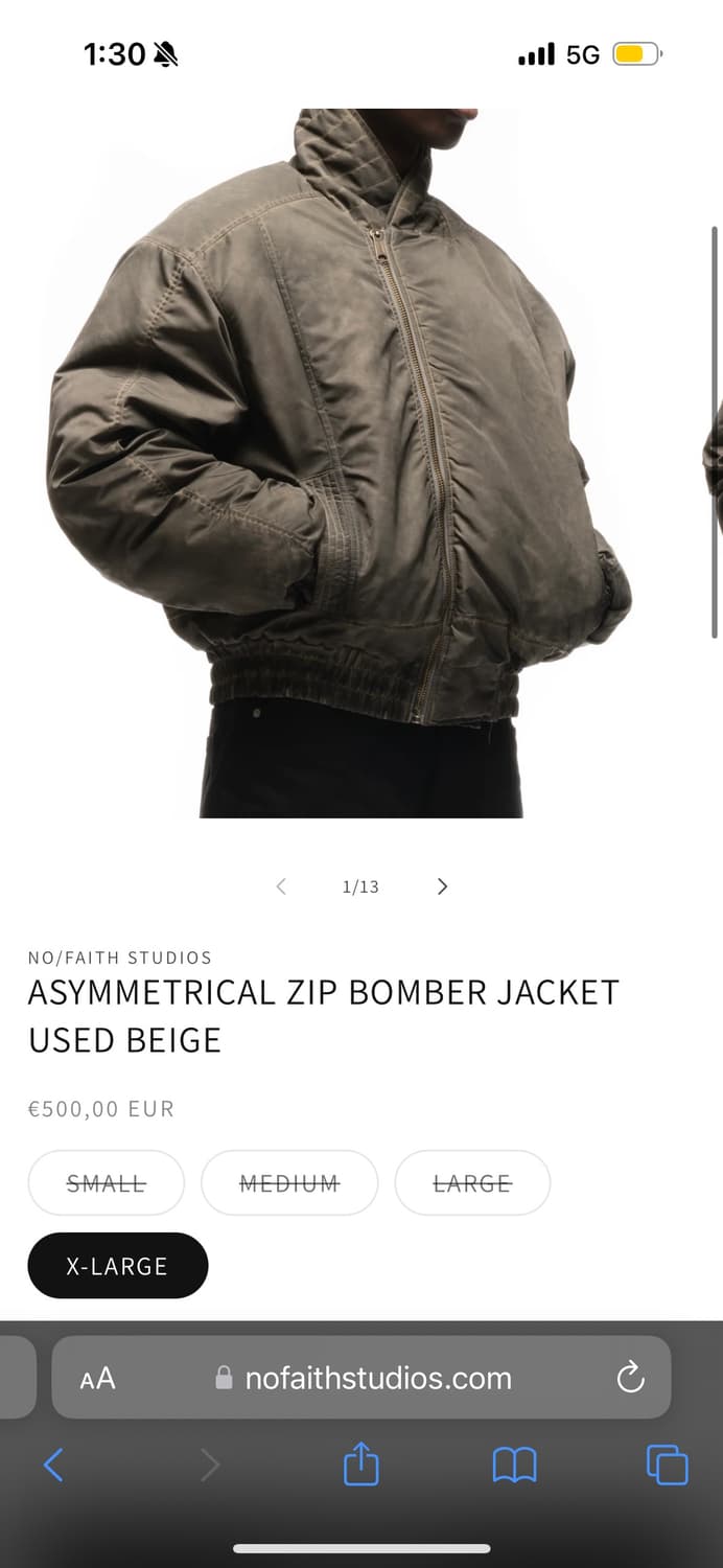 Asymmetrical Zip Bomber Jacket  상품이미지7