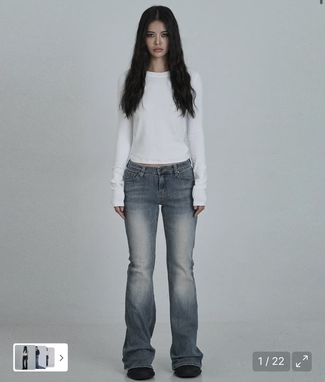 오도어 빈티지 로우진 3사이즈 빈티지 블루 상품이미지1