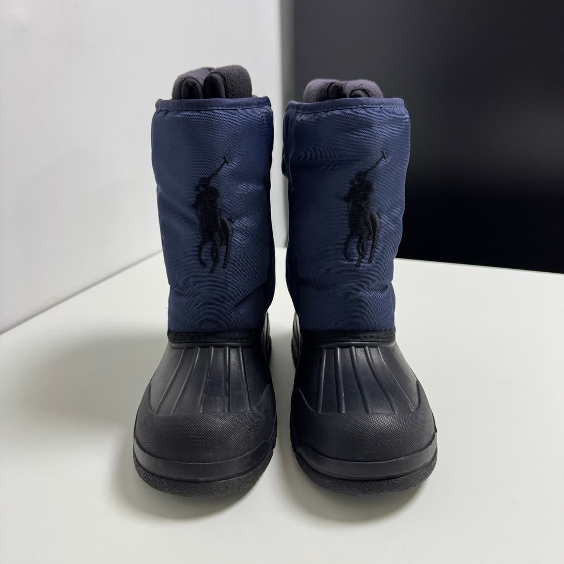 폴로 랄프로렌 키즈 방한 부츠 네이비 210 상품이미지1