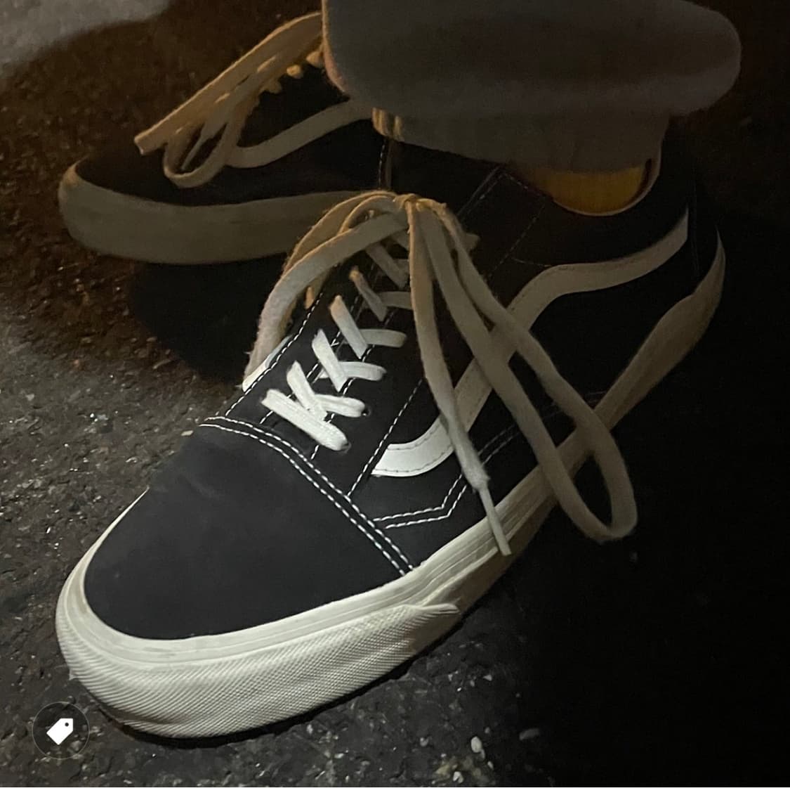 구버전) 반스 볼트 OG 올드스쿨 LX 블랙 캔버스 마시멜로 상품이미지5