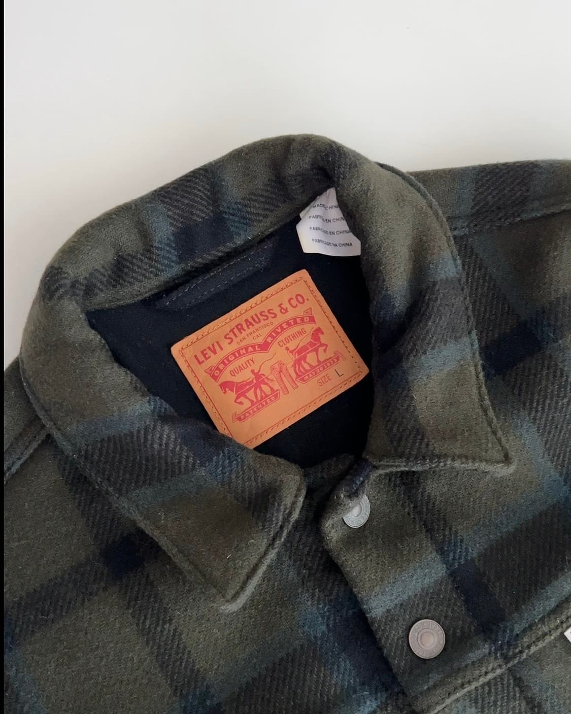 리바이스 울 트러커 자켓  L 상품이미지3