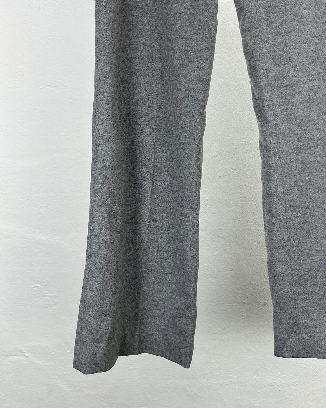겐조 라이트 그레이 라나 울 스트레이트 부츠컷 팬츠 상품이미지4