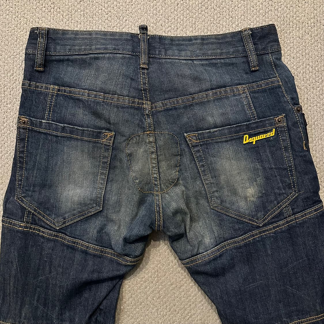 디스퀘어드 Rookie 3 레더 패치 데님  상품이미지10