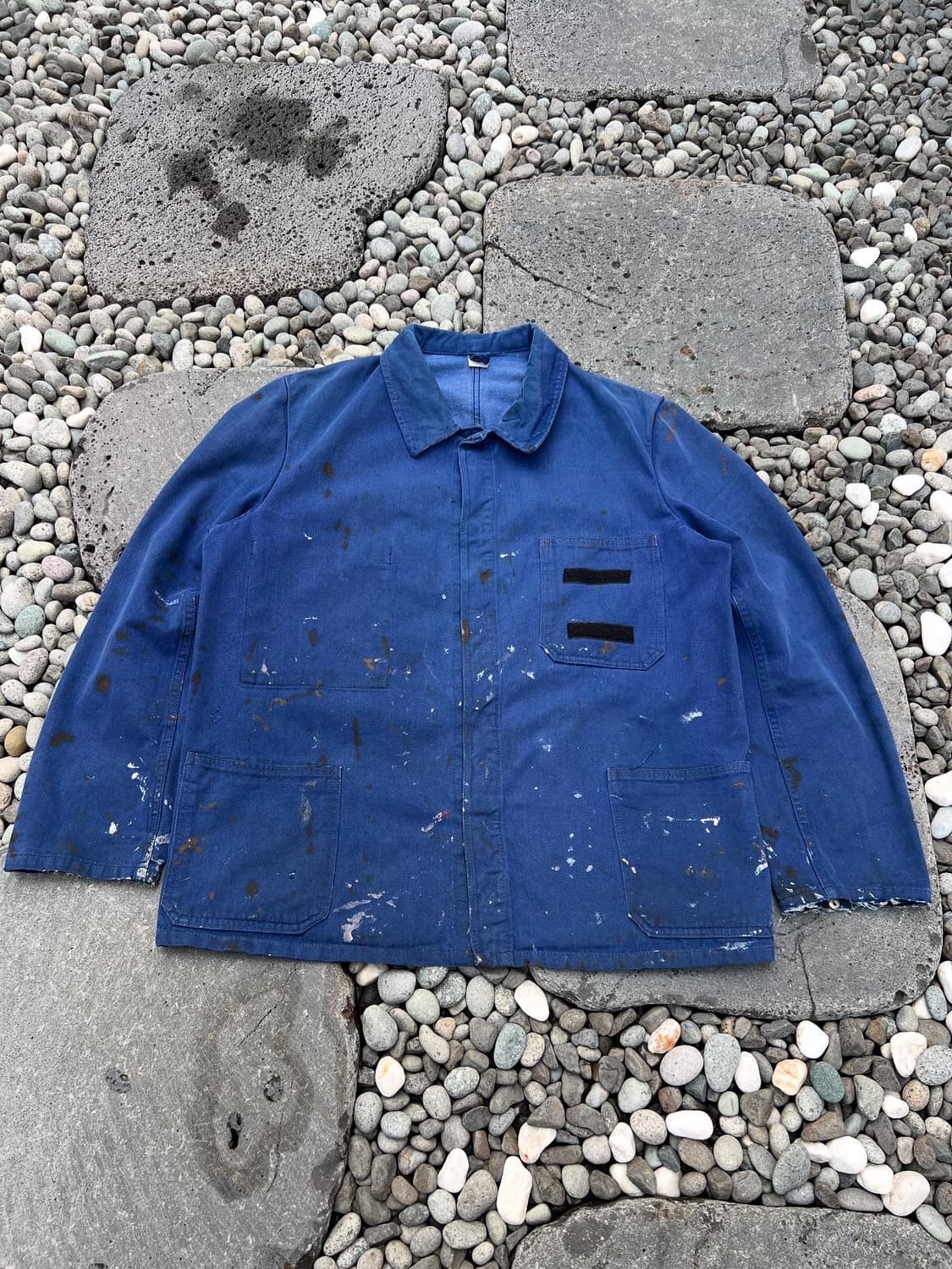 OLD VINTAGE PAINTED DENIM 데님프렌치워크자켓 상품이미지1