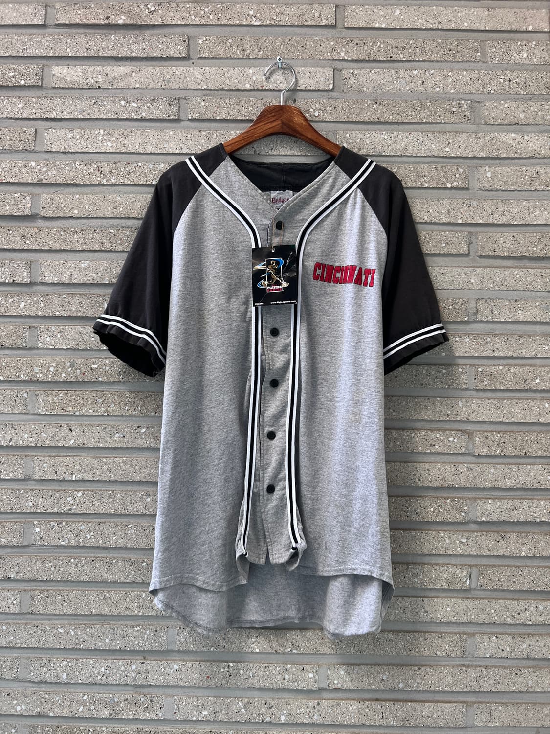 [XL]90's Made in USA 신시네티 베이스볼 셔츠 상품이미지2