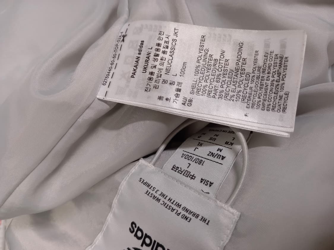 아디다스 남성 춘추동 퀄팅 루즈핏 점퍼 L XL 상품이미지10