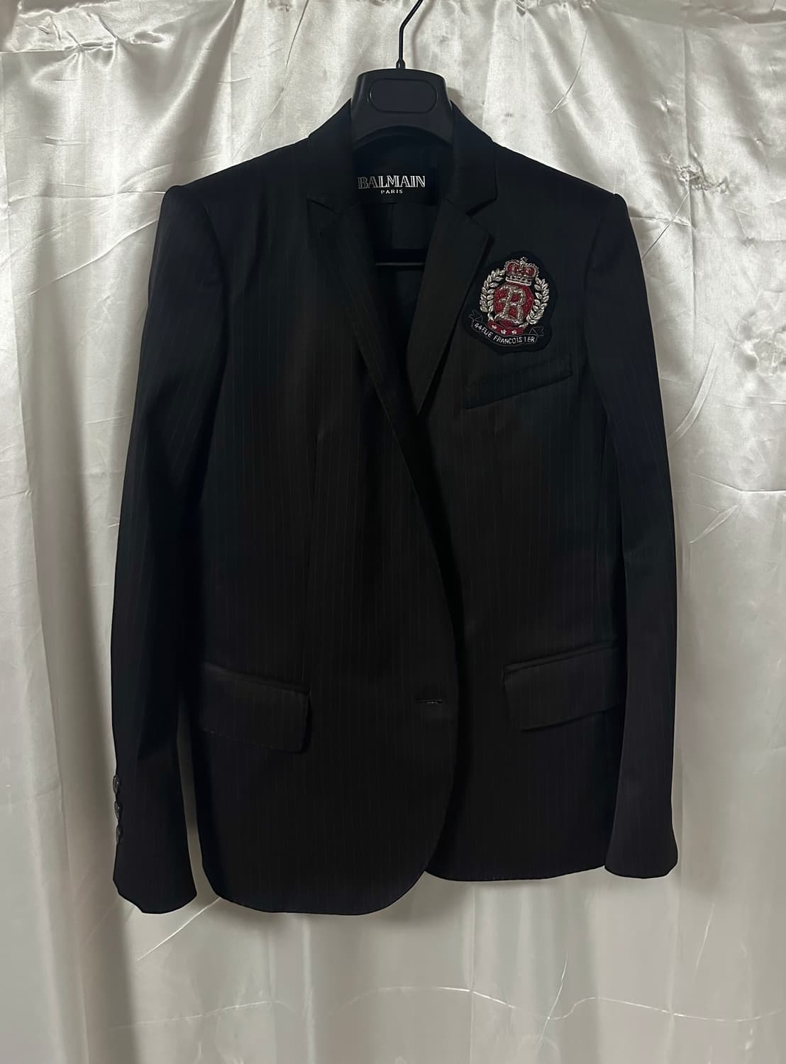 발망 11SS 데카르넹 패치 스트라이프 블레이져 자켓 상품이미지1