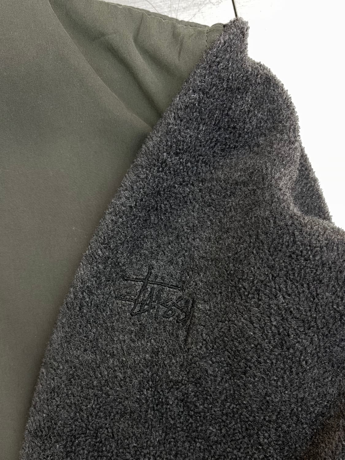 스투시 2000s 스탁 로고 후드 플리스 자켓 상품이미지7