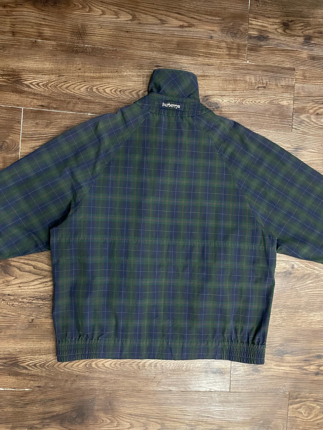 버버리 타탄 체크 블루종 헤링턴 자켓 48 상품이미지9