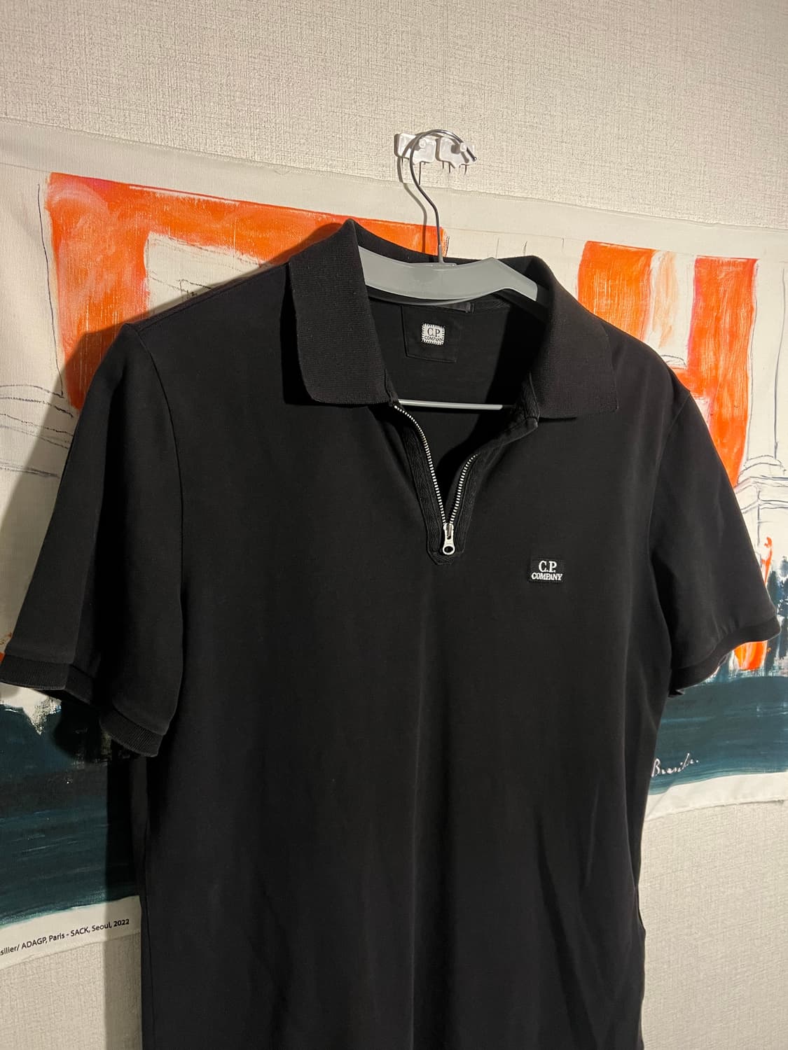 CP컴퍼니 지퍼 카라 티셔츠 M 상품이미지1