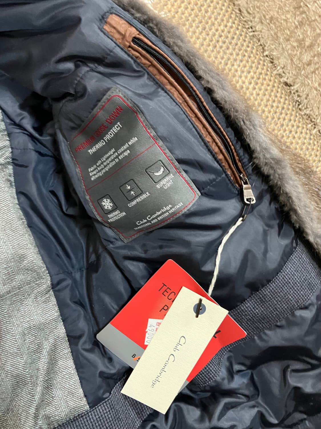 Club Cambridge 프리미엄 구스 다운 롱 패딩 코트 100 상품이미지7