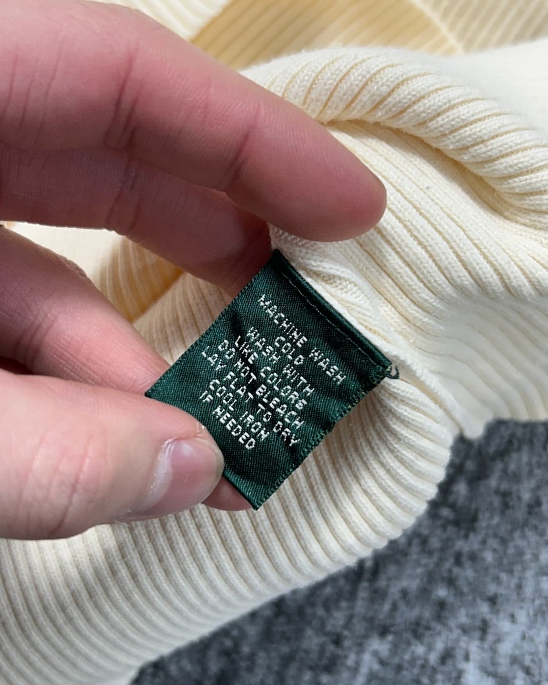 랄프 로렌 아이보리 터틀넥 니트 스웨터 상품이미지6