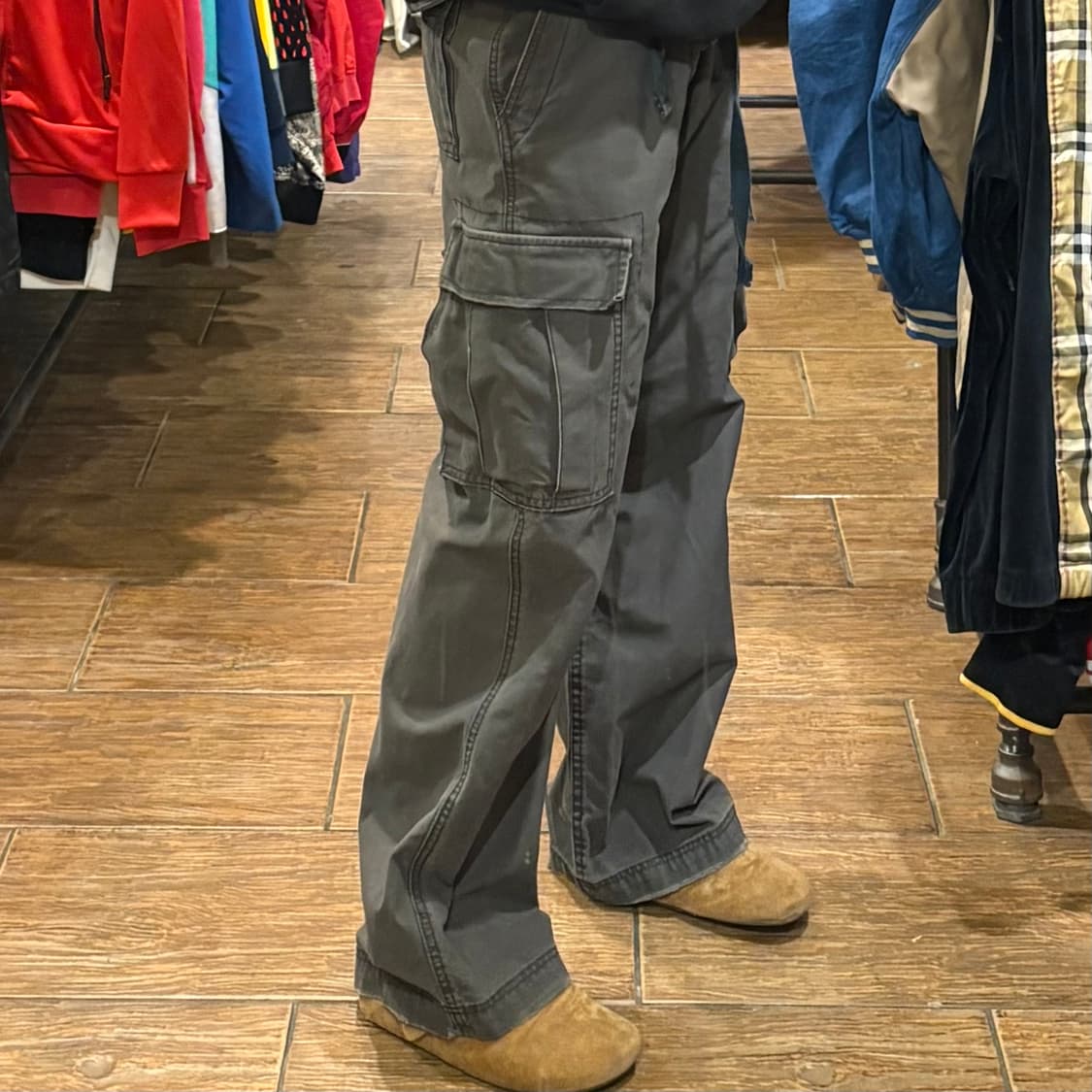 [HI] VTG 빈티지 데님 카고팬츠 진그레이 상품이미지3