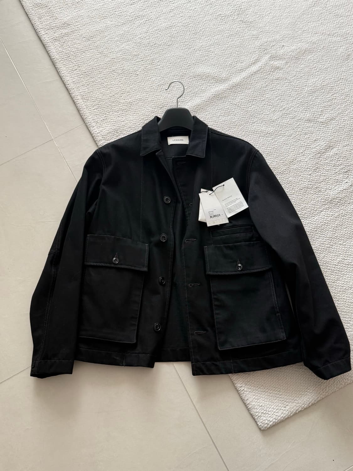 [M] 24fw 르메르 박시 자켓 블랙 상품이미지2