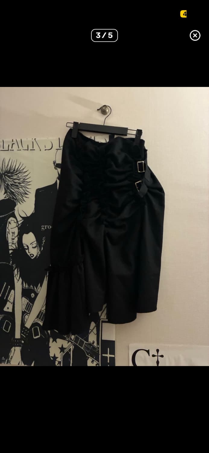 꼼데가르송 셔링 벨트 스커트 상품이미지2