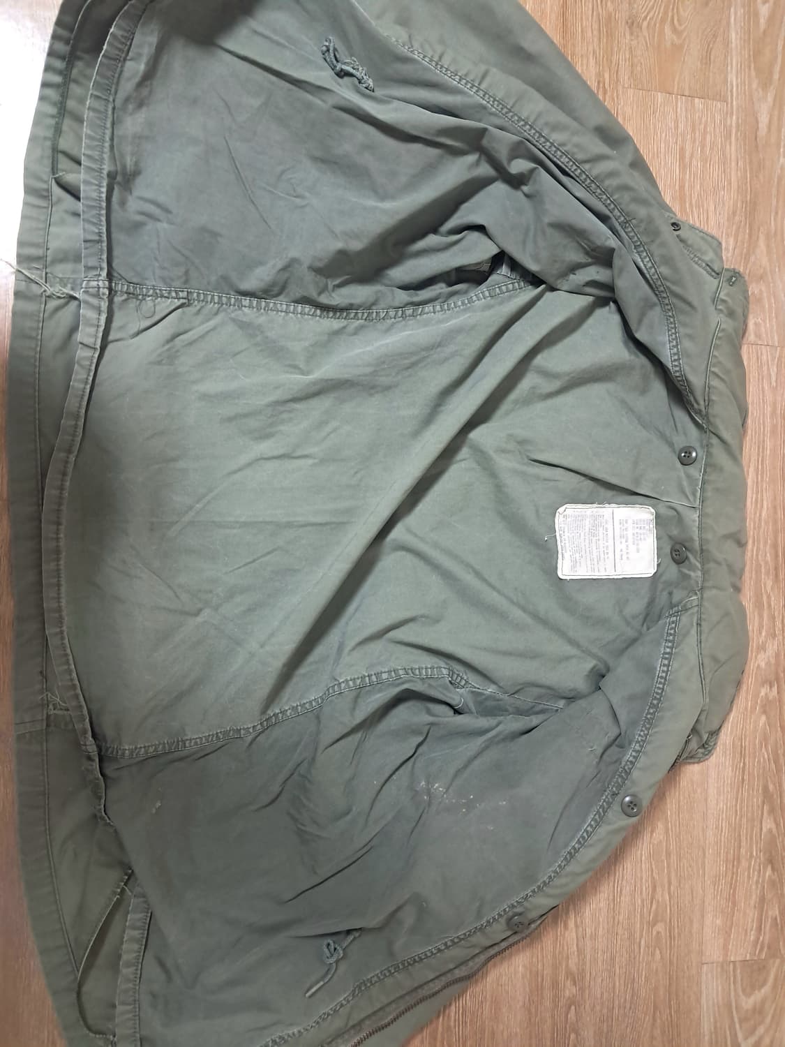 오리지널 M65 필드자켓 3세대 스몰/숏 상품이미지9